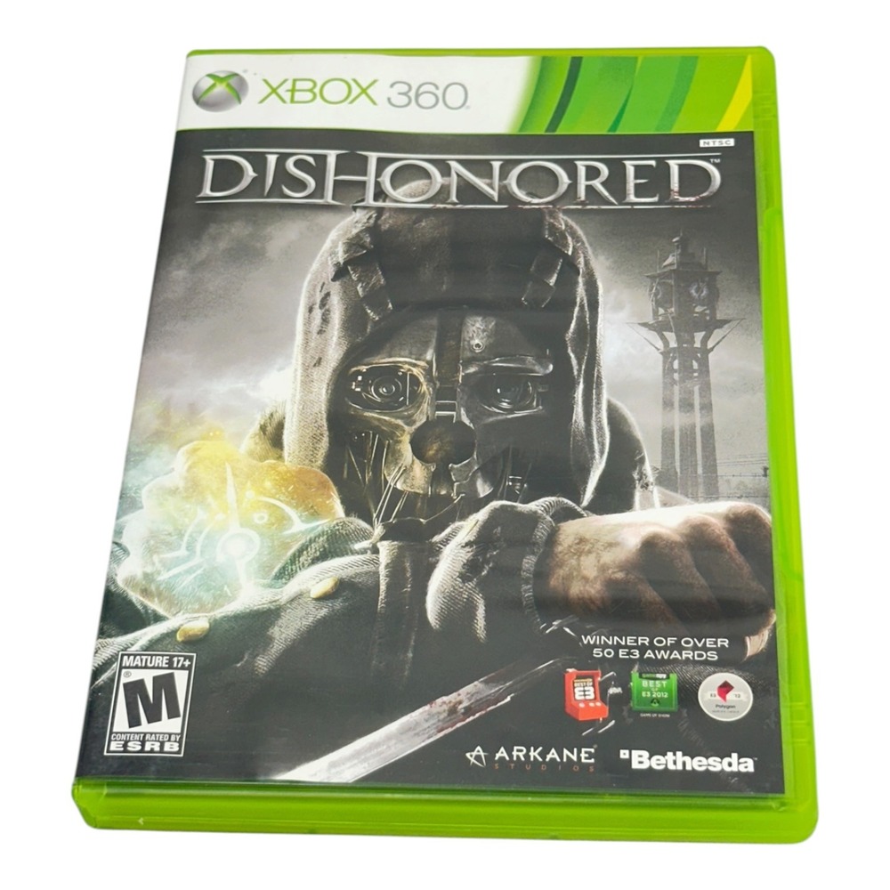 Dishonored Xbox 360 2012 CIB Complete w Manual Bethesda Scratched Untested
